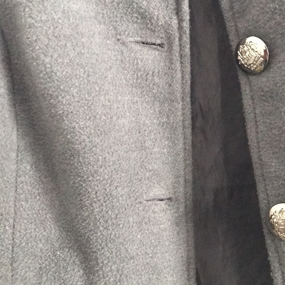 Grey pea jacket, military style - Picture 7 of 8